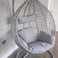 Hanging Egg Chair (Large) For Indoor or Outdoor Use - French Grey Colour